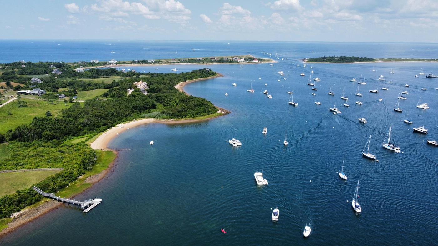 Concrete repair Cape Cod Massachusetts aerial view